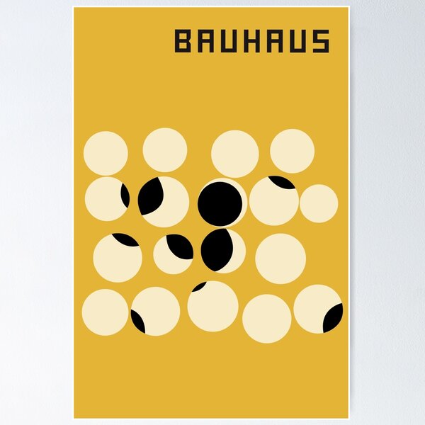 Vista previa del artículo con la obra «Bauhaus #46», diseñado y vendido por GoodMoreInc.