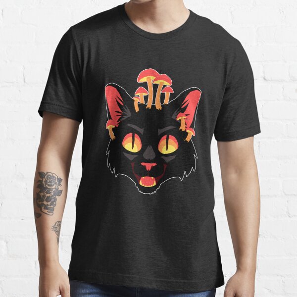 Mushroom Cat - Red Essential T-Shirt