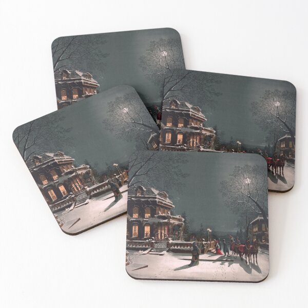 Item preview, Vintage Christmas Cards: Christmas night! designed and sold by The Great  Art.