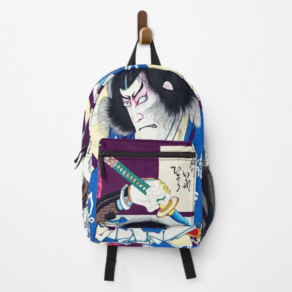 Vista previa del artículo con la obra «Póster japonés, actor de kabuki, samurái», diseñado y vendido por publicremix.