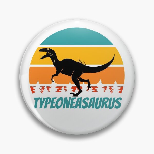 Item preview, Vintage Sunset Dinosaur Type One Diabetes Typeoneasaurus designed and sold by LOVECURIO.