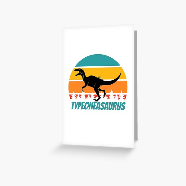 Artikel-Vorschau von Vintager Sonnenuntergang-Dinosaurier Typ Eins Diabetes Typeoneasaurus, designt und verkauft von LOVECURIO.