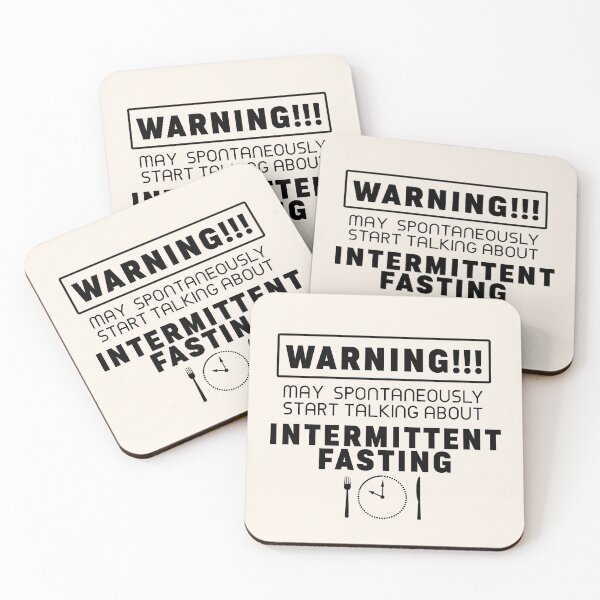 Item preview, Warning may spontaneously start talking about intermittent fasting designed and sold by PurrfectCorner.