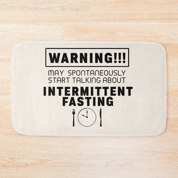 Item preview, Warning may spontaneously start talking about intermittent fasting designed and sold by PurrfectCorner.