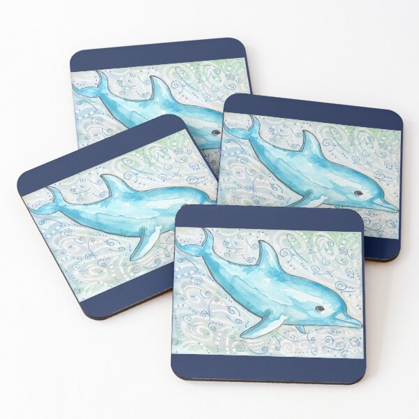 Item preview, Dolphin Starts with D Ocean Alphabet Animals designed and sold by erinbelkin.