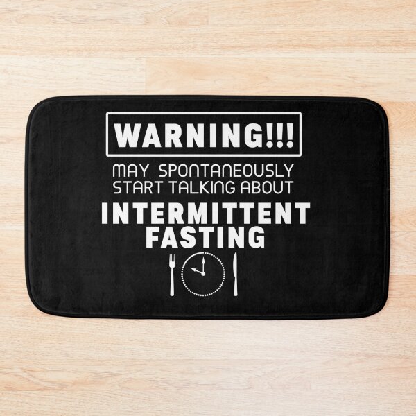 Item preview, Warning may spontaneously start talking about intermittent fasting 2 designed and sold by PurrfectCorner.