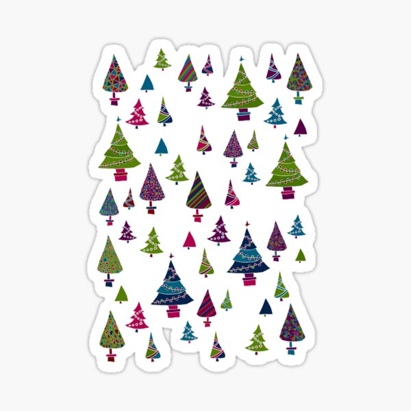 Christmas Trees Sticker