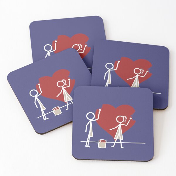 Item preview, Stickman / Love 3 designed and sold by LotusCreations.