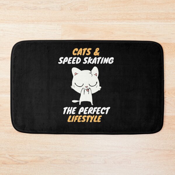 Item preview, cats and skating lifestyle designed and sold by SnowballStep.