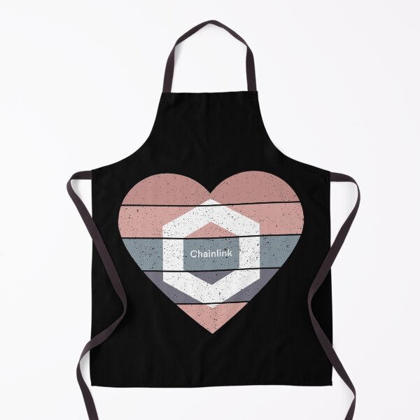 Item preview, Love Chainlink LINK Grunge Heart Sunset  designed and sold by Bitcoin-Fashion.