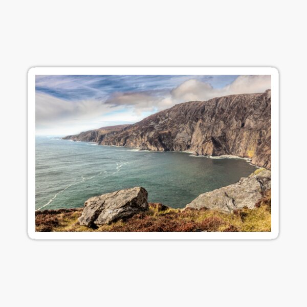 Slieve League cliffs, Donegal, Ireland Sticker