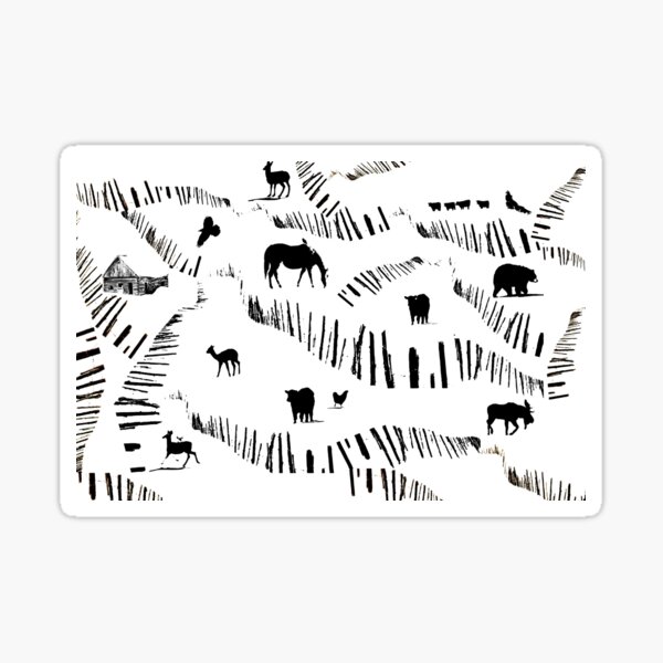 Ranching Country Sticker