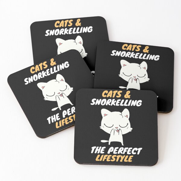Item preview, cats and snorkelling lifestyle designed and sold by SnowballStep.