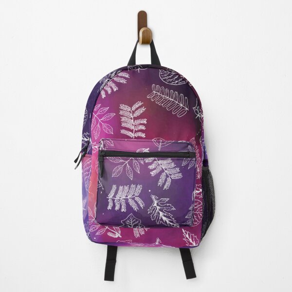 Item preview, Magical leaves purple pattern designed and sold by patternme.
