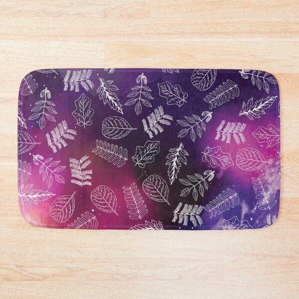 Item preview, Magical leaves purple pattern designed and sold by patternme.