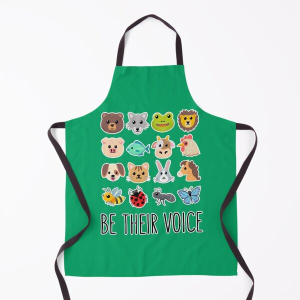 Item preview, Be Their Voice: Speak for animals (kawaii animal faces) designed and sold by Happy Puppy Print On Demand.