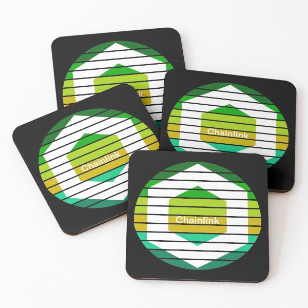 Item preview, Chainlink Green Sunset Design designed and sold by Bitcoin-Fashion.