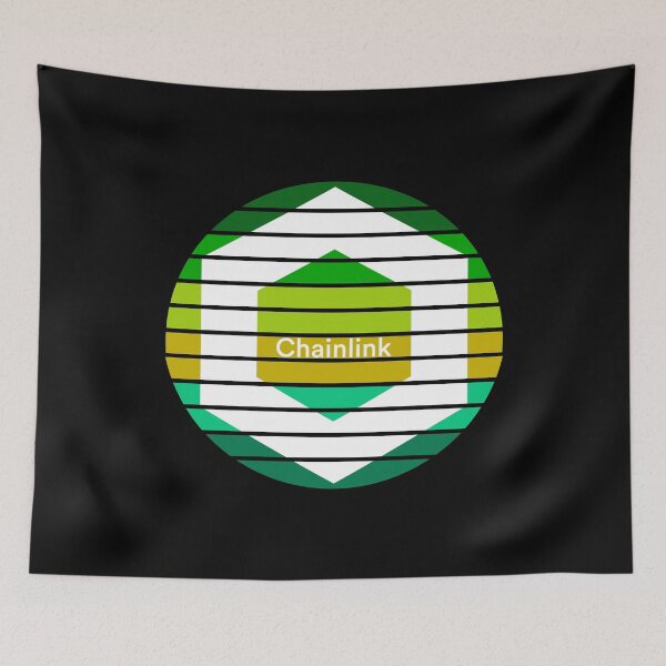 Item preview, Chainlink Green Sunset Design designed and sold by Bitcoin-Fashion.