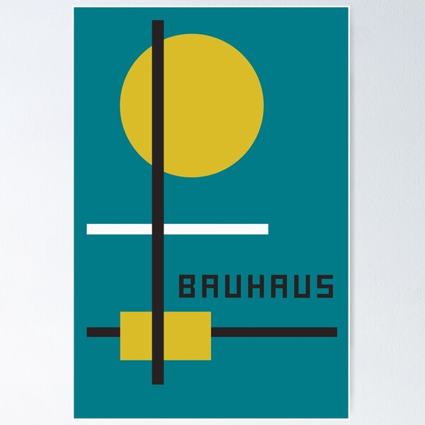 Vista previa del artículo con la obra «Bauhaus #53», diseñado y vendido por GoodMoreInc.