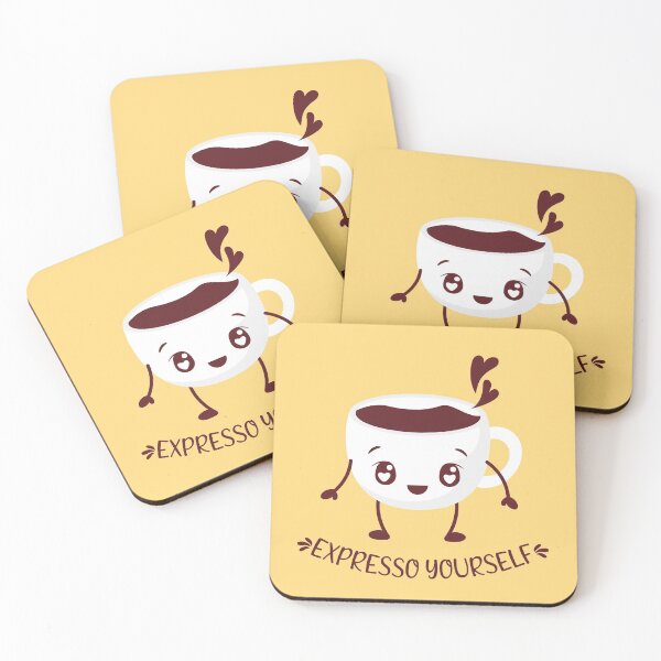 Item preview, Expresso yourself Kawaii Coffee designed and sold by KawaiiPark.