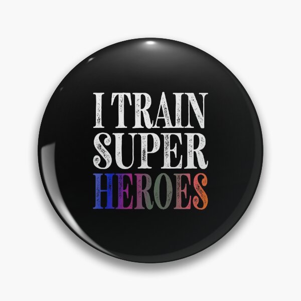 Item preview, I Train Super Heroes Essential Classic Sticker And Shirt Design designed and sold by Glike.