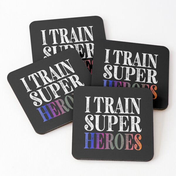 Item preview, I Train Super Heroes Essential Classic Sticker And Shirt Design designed and sold by Glike.