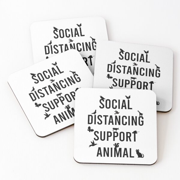 Item preview, Social Distancing Support Animal designed and sold by MJLdesigns.