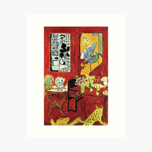 Item preview, Henri Matisse - Large Red Interior designed and sold by emidye20.