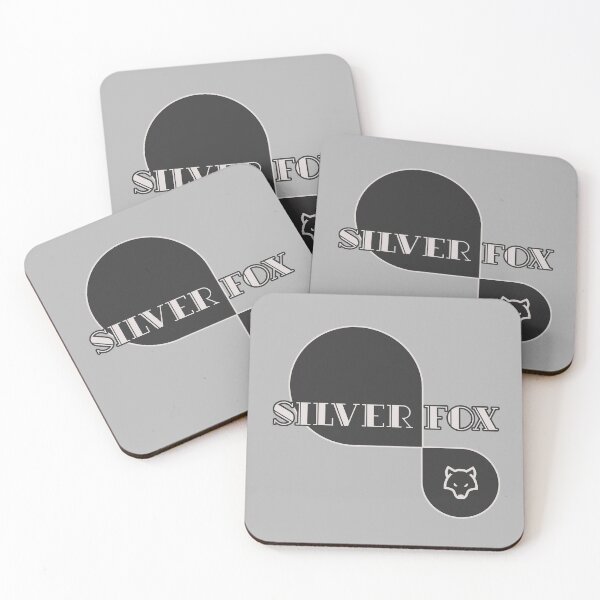 Artikelvorschau, 'Silver Fox' (sexy älterer Mann) Logo entworfen und verkauft von SolidEarthArt.