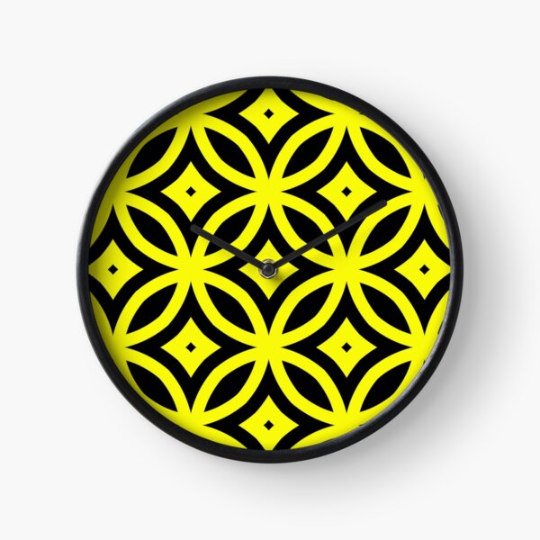 Yellow meet black Clock
