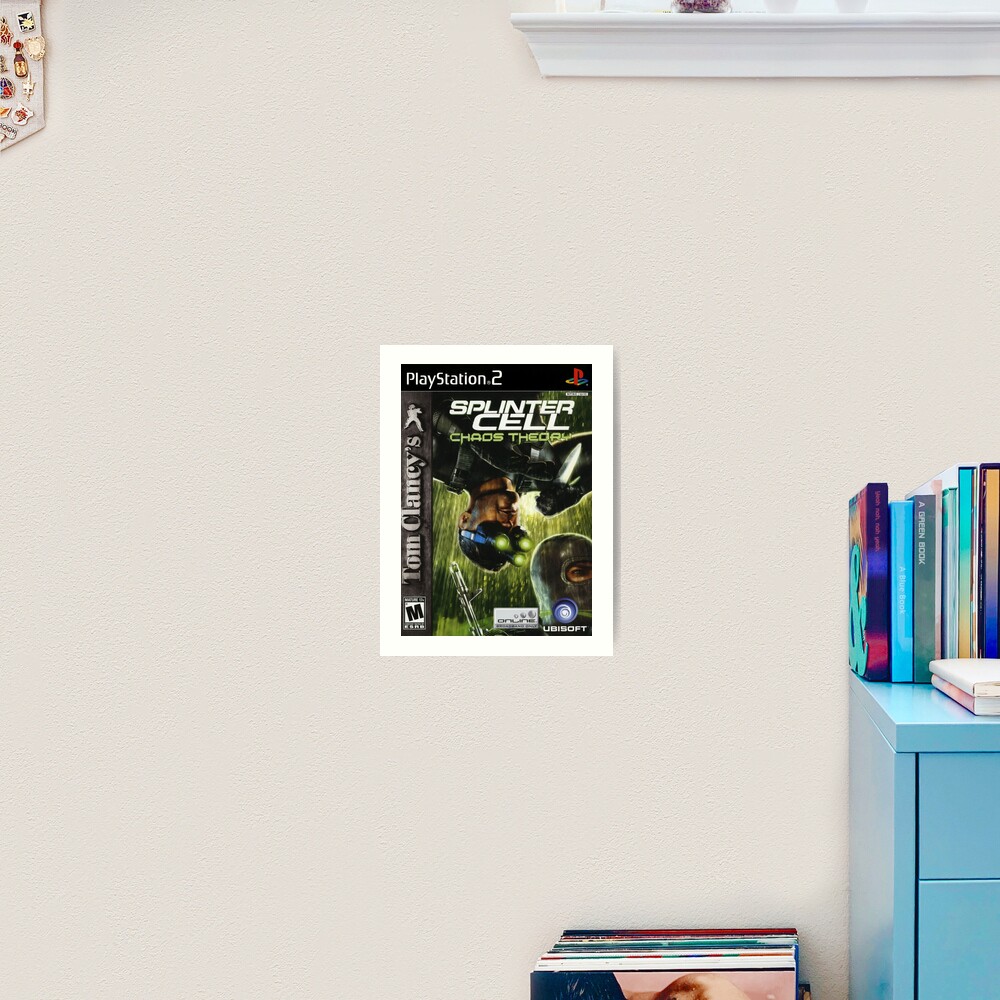 Splinter Cell Chaos Theory Cover Art Art Print By Slappybag9 Redbubble