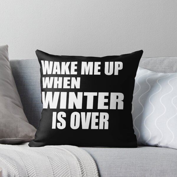 Item preview, Wake Me Up When Winter Is Over Graphic Tee Women T-shirt Tumblr Clothing Hipster Shirts Screen Print Funny T Shirts for Teens Teenager Gift for her designed and sold by Noui Barka.