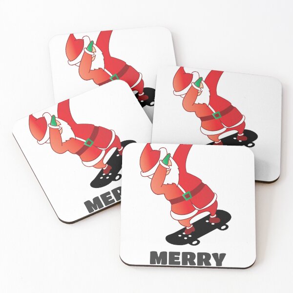 Artikelvorschau, Weihnachten Skateboarding Santa entworfen und verkauft von zdburrage.