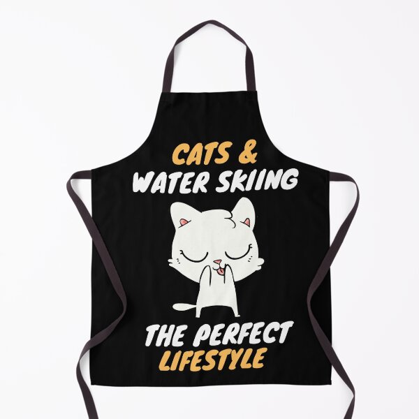 Item preview, cats and water skiing lifestyle designed and sold by SnowballStep.