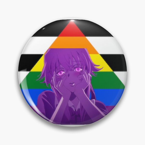 Item preview, Yuno Gasai ally Pin & mask designed and sold by Cosplayshin.