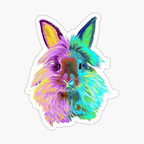 Item preview, Splash Lionhead Rabbit designed and sold by alwe-designs.