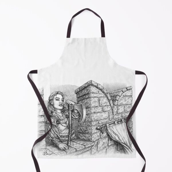 Item preview, Dwarf Lass on Battlements designed and sold by Brina Williamson.