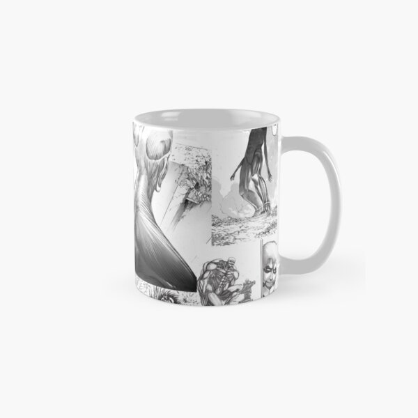 Attaque sur Titan Manga Collage Mug classique