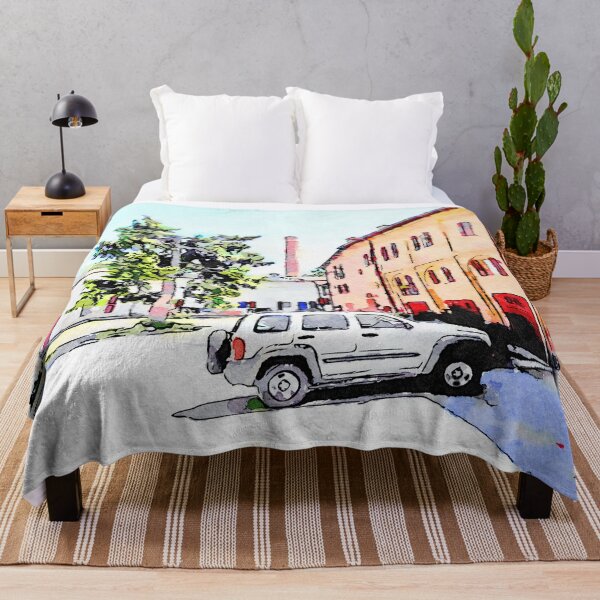 Item preview, Brisighella: courtyard with parked car designed and sold by Giuseppe Cocco.