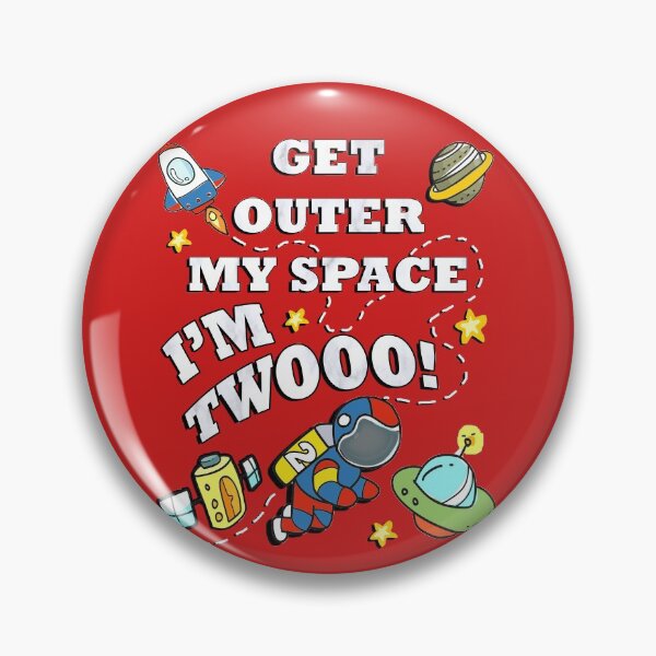 Item preview, Birthday for 2 Year Old, Get Outer My Space I'm Twooo! Cute Astronaut, Space Theme Birthday Cards & Gifts designed and sold by Cute & Sassy Custom Gifting Boutiques.