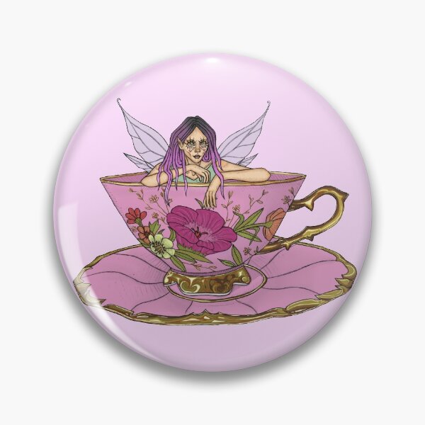 Item preview, Fairy in a cup designed and sold by DoraLonnArt.