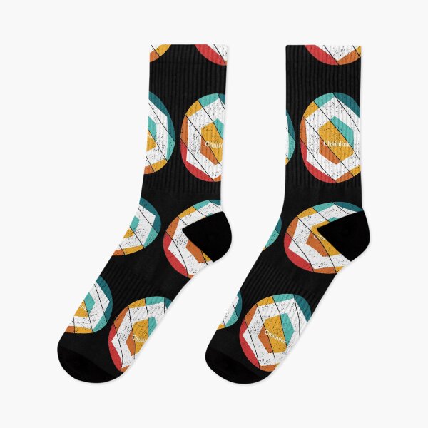 Item preview, Chainlink Sunset Vintage Grunge Design v2 designed and sold by Bitcoin-Fashion.