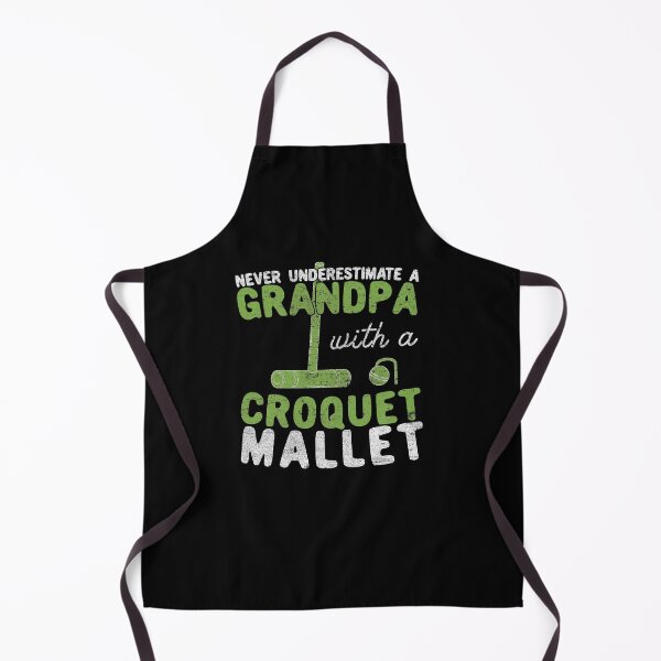 Item preview, Never Underestimate A Grandpa with a Croquet Mallet designed and sold by Dan66.