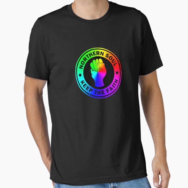 Item preview, Northern Soul Keep The Faith Logo  - Rainbow designed and sold by fatbanana.