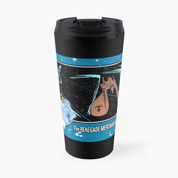 "UNDER ATTACK" TRADING CARD ART Travel Mug