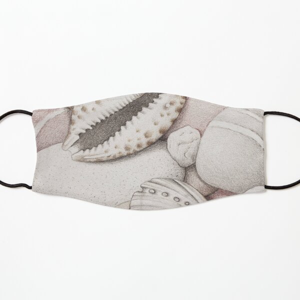Pebbles, Cowrie & Abalone Shells Kids Mask