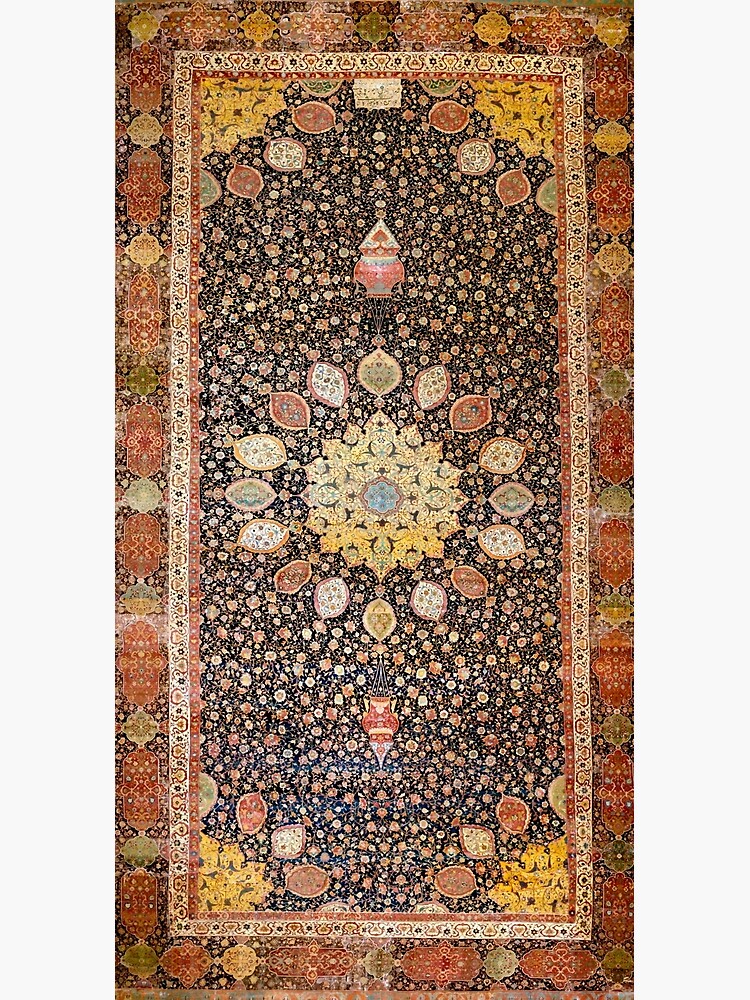 Thumbnail 3 of 3, Duffle Bag, Ardabil Persian Carpet Print designed and sold by Vicky Brago-Mitchell®.
