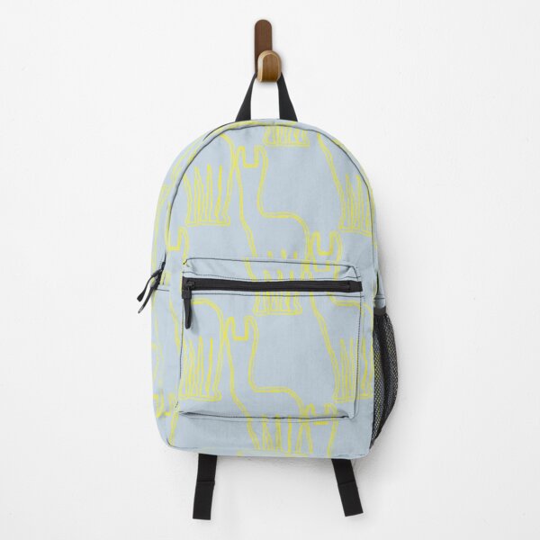 Item preview, Paleolothic Style Tribal Llama Pattern Pastels, Yellow and Light Blue designed and sold by pelagio.