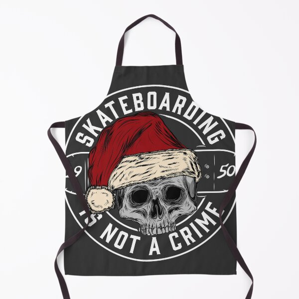 Item preview, Skateboarding Christmas Santa designed and sold by Fuzzy Lobster FuzzyLobster.com.