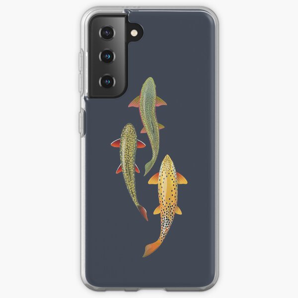 Three Trout Samsung Galaxy Soft Case